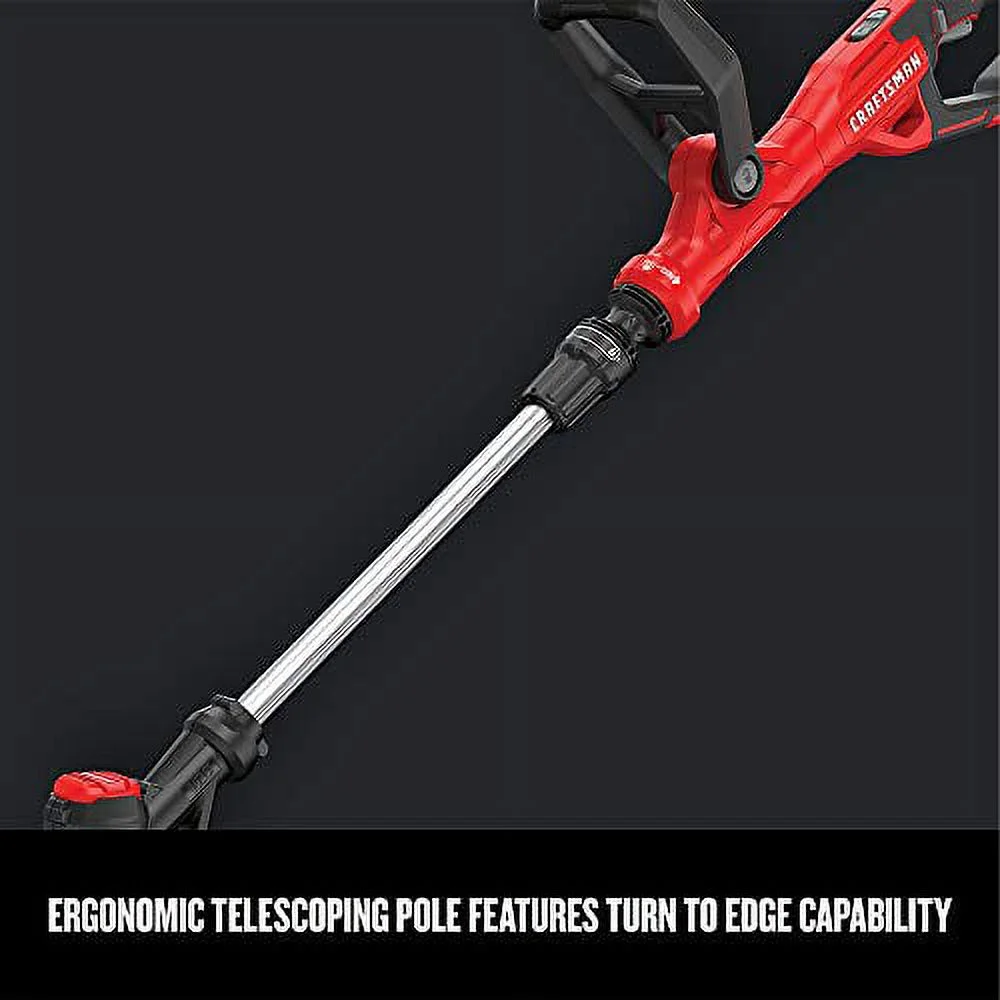 Craftsman Weedwacker 13 in. 20 volt Battery Edger/Trimmer Kit (Battery & Charger) - Case Of: 1;