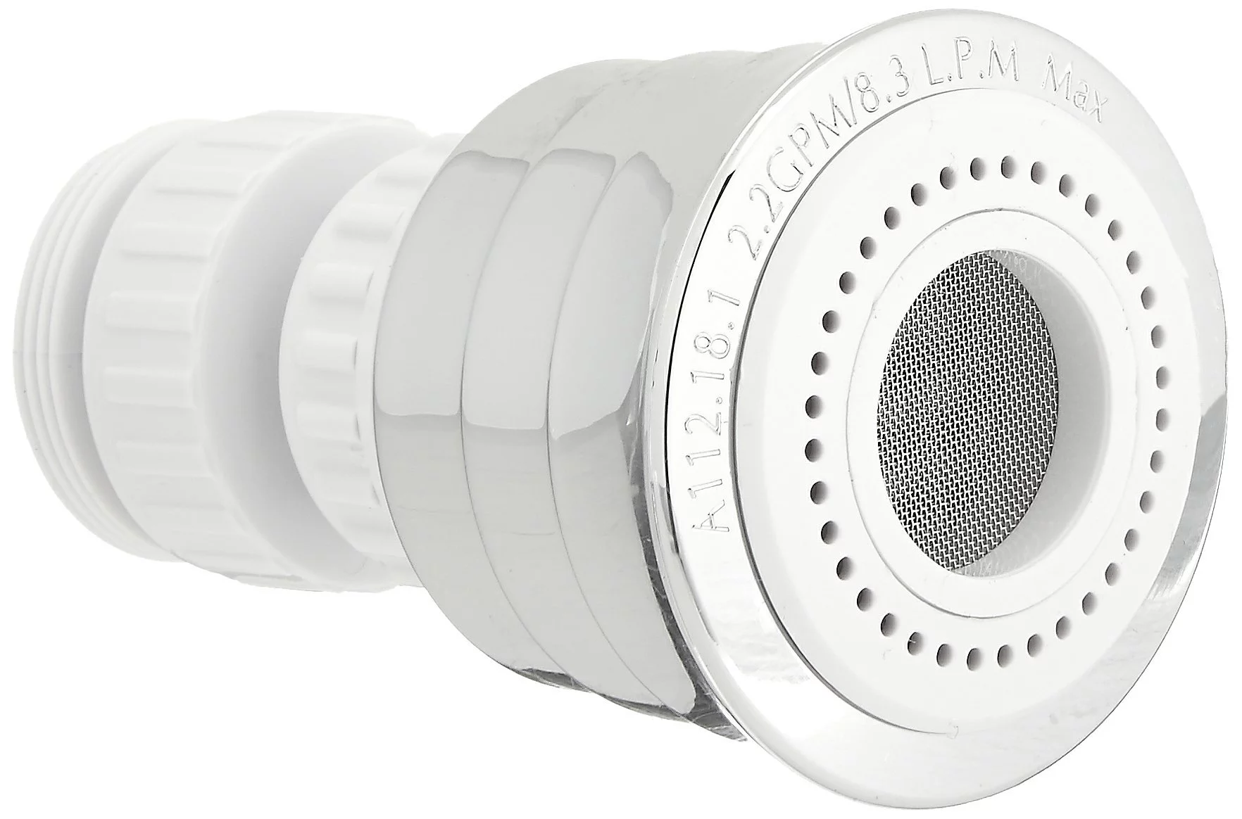 LDR Dual Thread 15/16 in. x 55/64 in. Chrome Plated Swivel Aerator