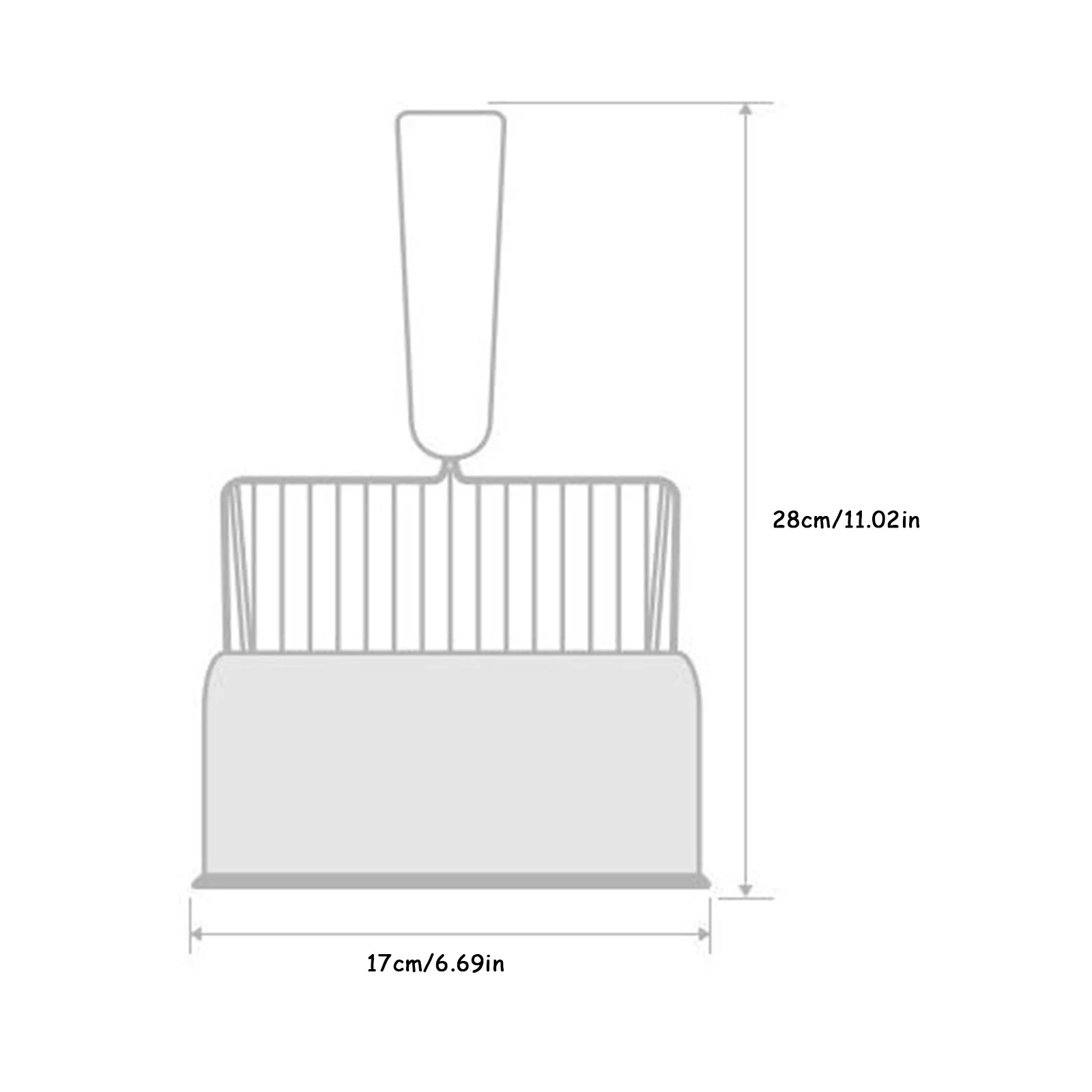 AaSFJEG Pet Corrector Cat Litter Scoop with Waste Container Cat Litter Cat Litter with Deep Shovel Stainless Steel for Litterbox Poop Lifter Stainless Steel Body with Wood Handle