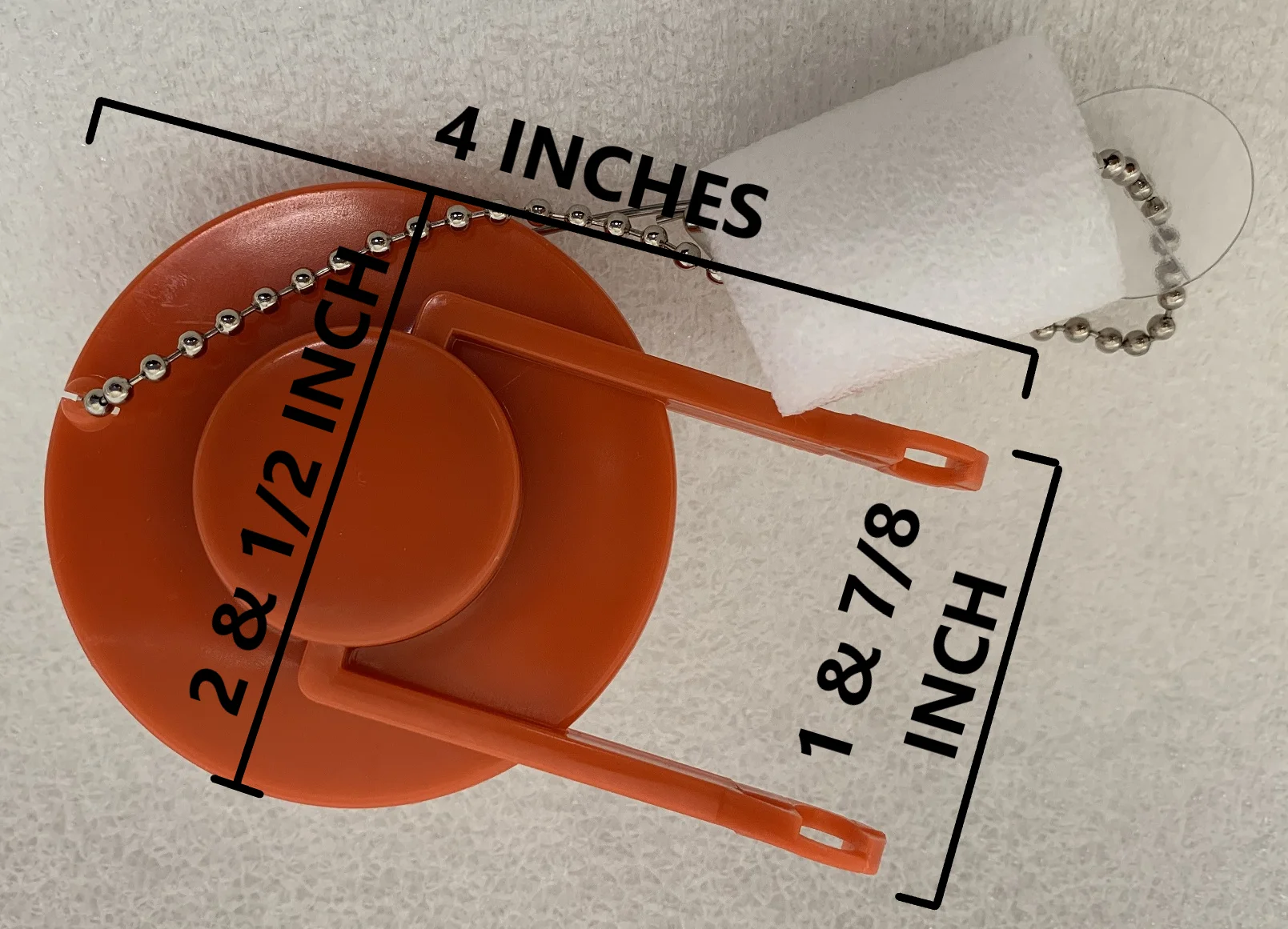 2.5 Inch Flapper Valve with Float Adjustment and Narrow Wings