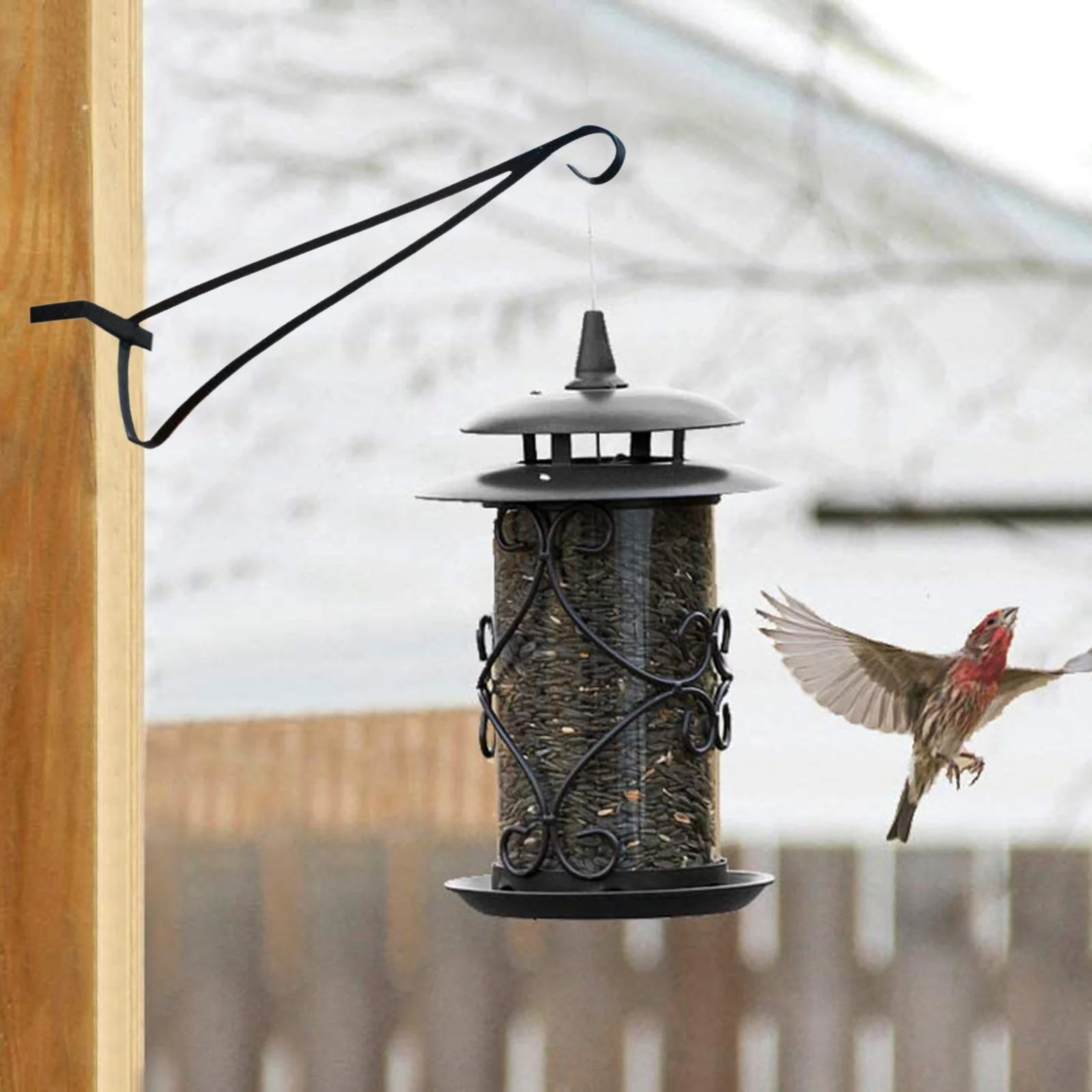 Creation Pots Flower Pots Outdoor Decorative Hook For Flowerpot Metal Wall Bracket For Concrete Column