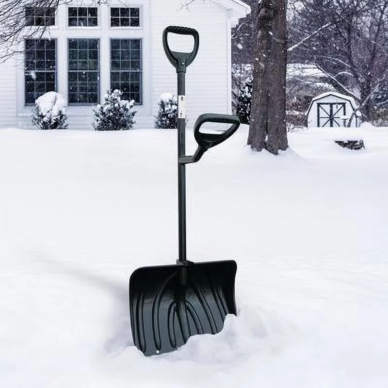 Ergie Shovel Ergonomic 18-Inch Two-Handed Ergonomic Snow Shovel