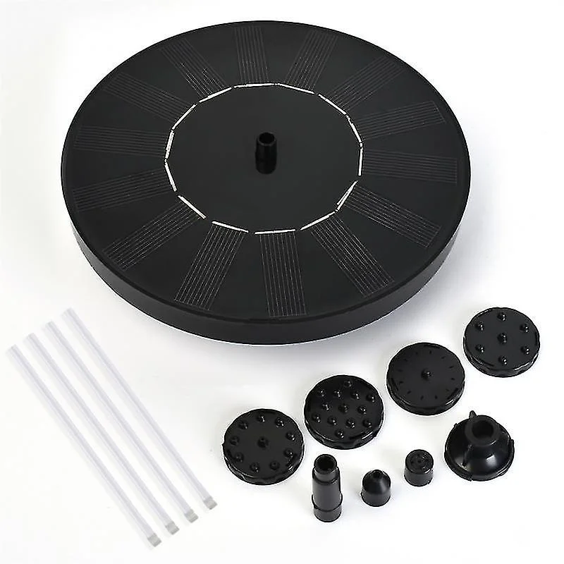 Bird Bath Fountain Household Floating Solar Powered Pond Pool Fish Tank Outdoor Garden Accessories Waterfall Fountain Mini