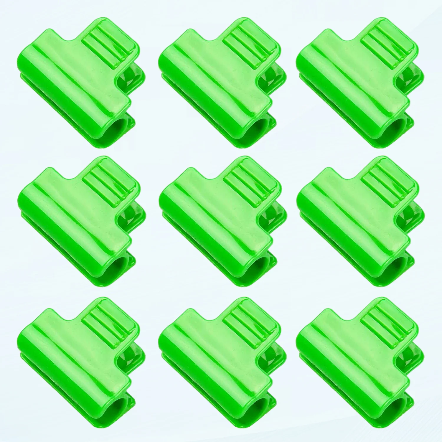 20 PCS Greenhouse Pipe Clamp Greenhouse Film Clamps Row Cover Netting Tunnel Hoop Clips for Greenhouses Frame Shelters (20)