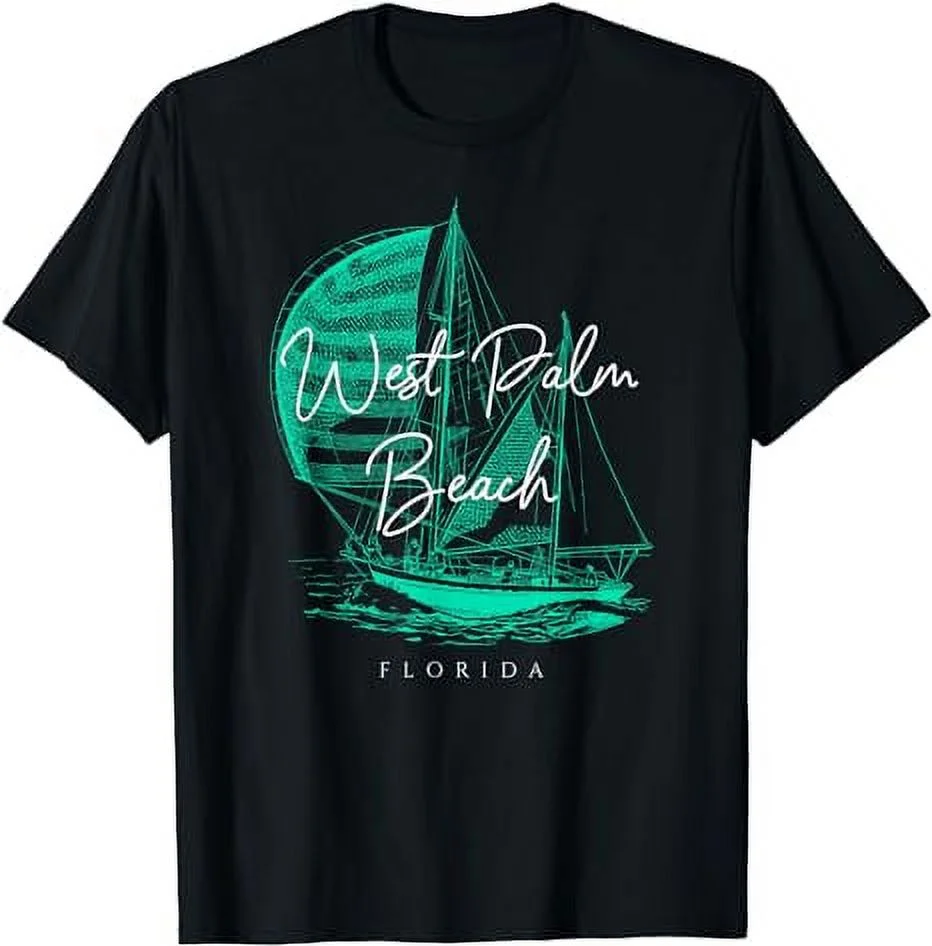 West Palm Beach Sailboat T-Shirt