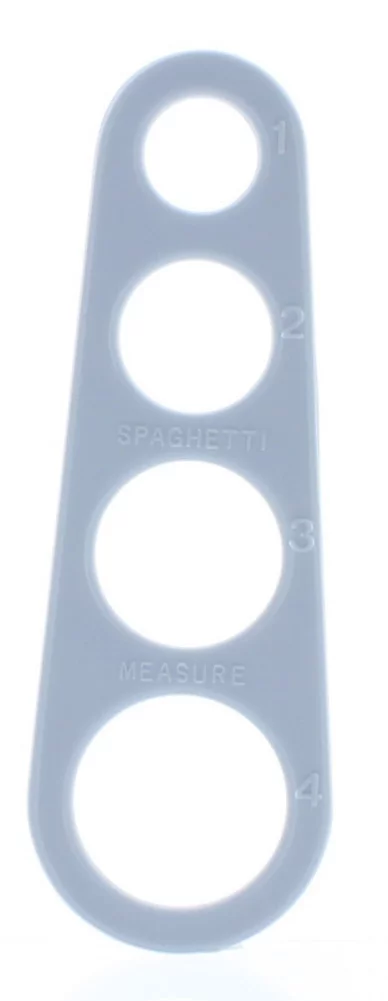 Lot of 2 Spaghetti Measure Kitchen Tool White Plastic 4 Serving Portion Control