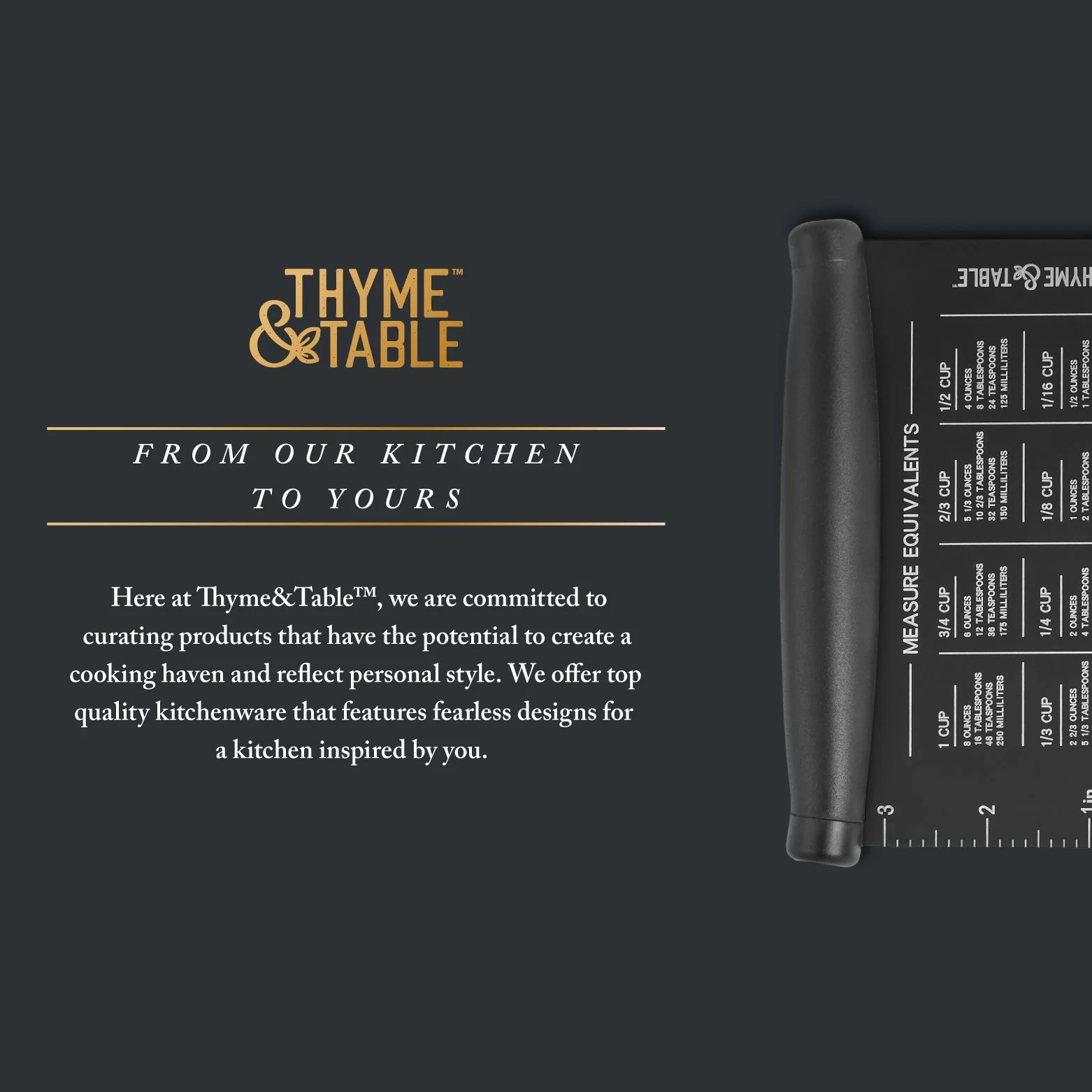 Thyme & Table Stainless Steel Bench Scraper