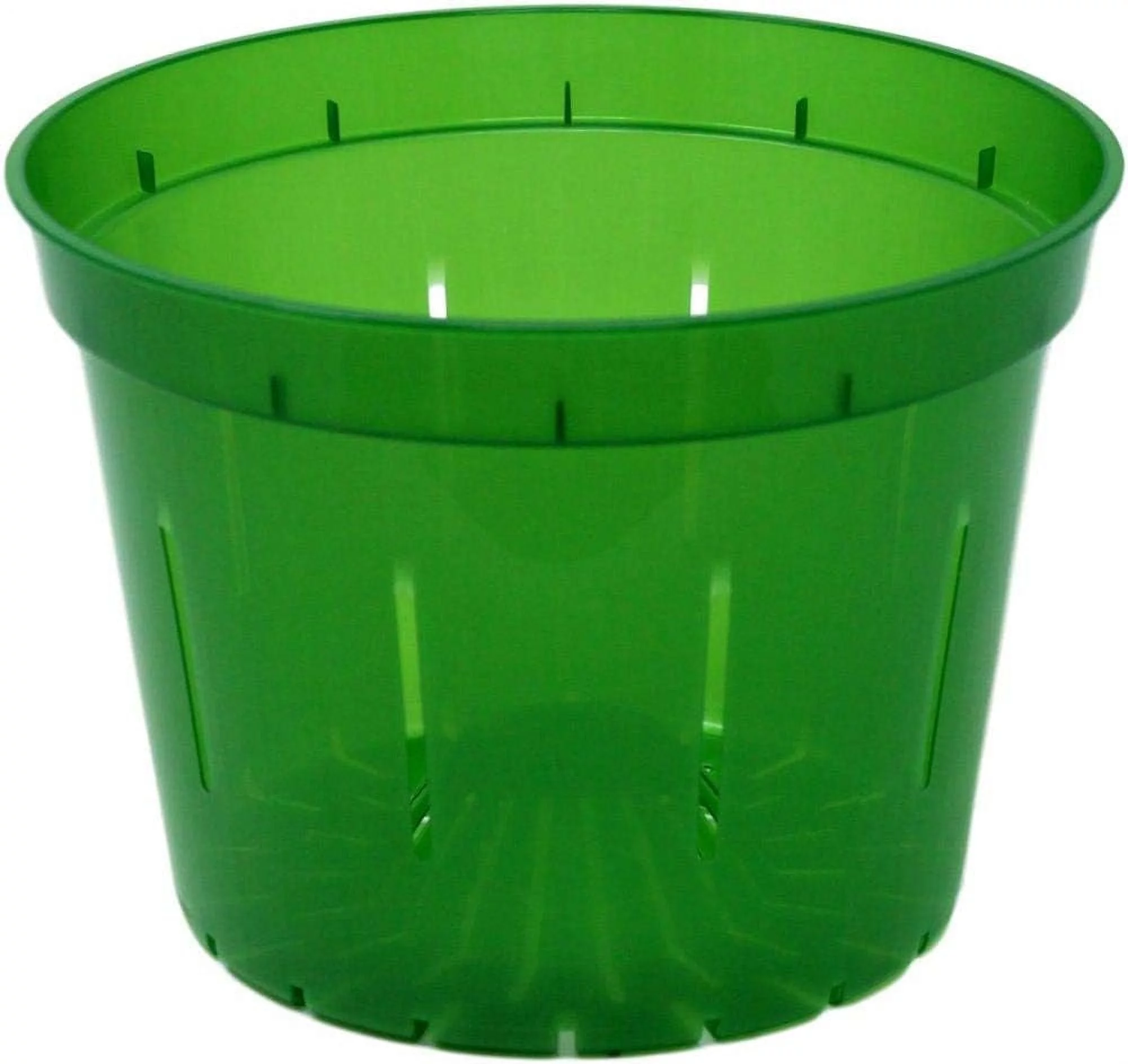 8 Inch Slotted s With Holes  3 Pack (Green Emerald)