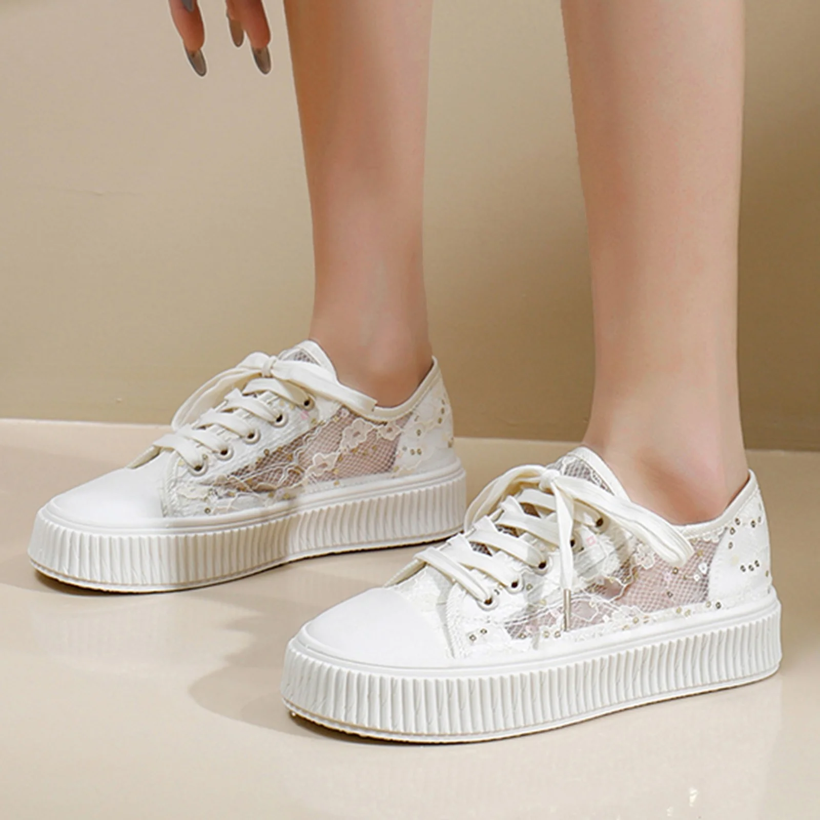 Lightning Deals of Today, Women's Summer Fashion Mesh Pointed Toe Breathable Bow Printed Casual Shoes Lightweight Comfortable One Foot Stirrup Shoes Gifts for Ladies