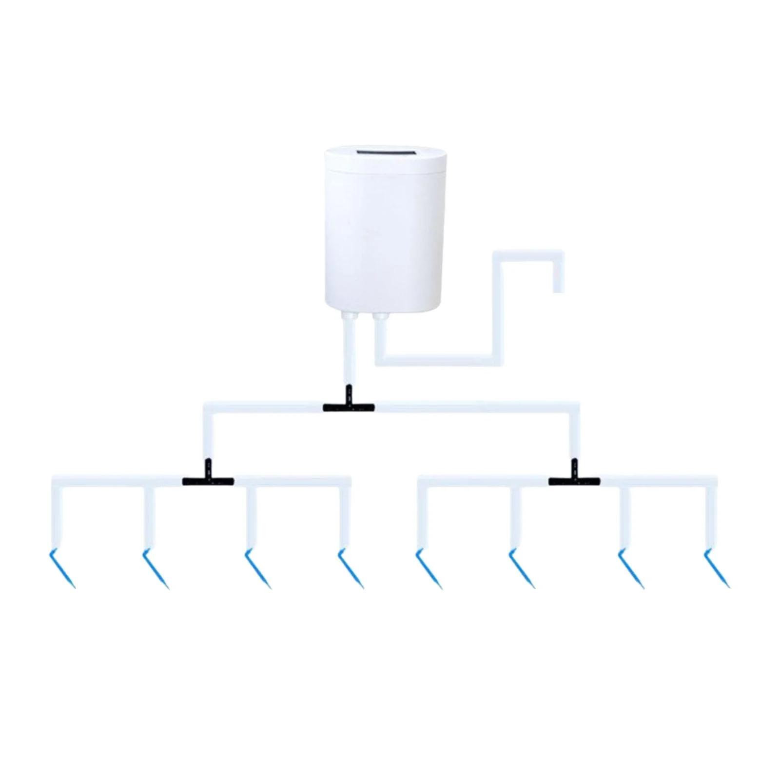 oshhnii Automatic Drip Irrigation Set Indoor Irrigation System,for Potted Plants Electronic Watering Pump Device for Vacation,Garden C
