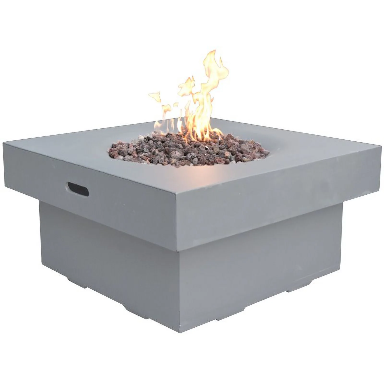 Modeno Branford Fire Table - Natural Gas@ Concrete Ligth Gray Color