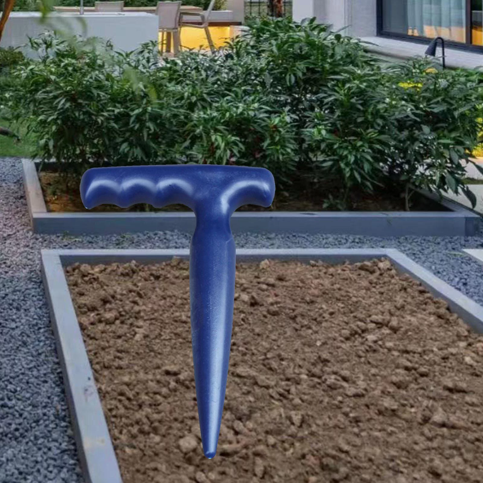 Garden Hand Dibber, Handheld Gardening Dibblers, Garden Hole Punch Dibblers Tool ABS