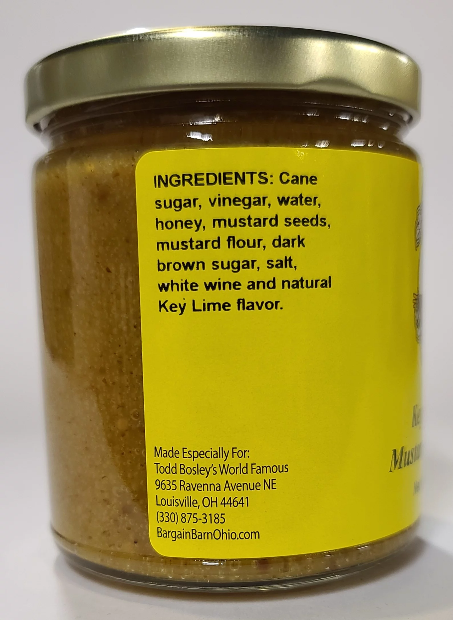 Todd Bosley's World Famous Key Lime Honey Mustard Dipping Sauce