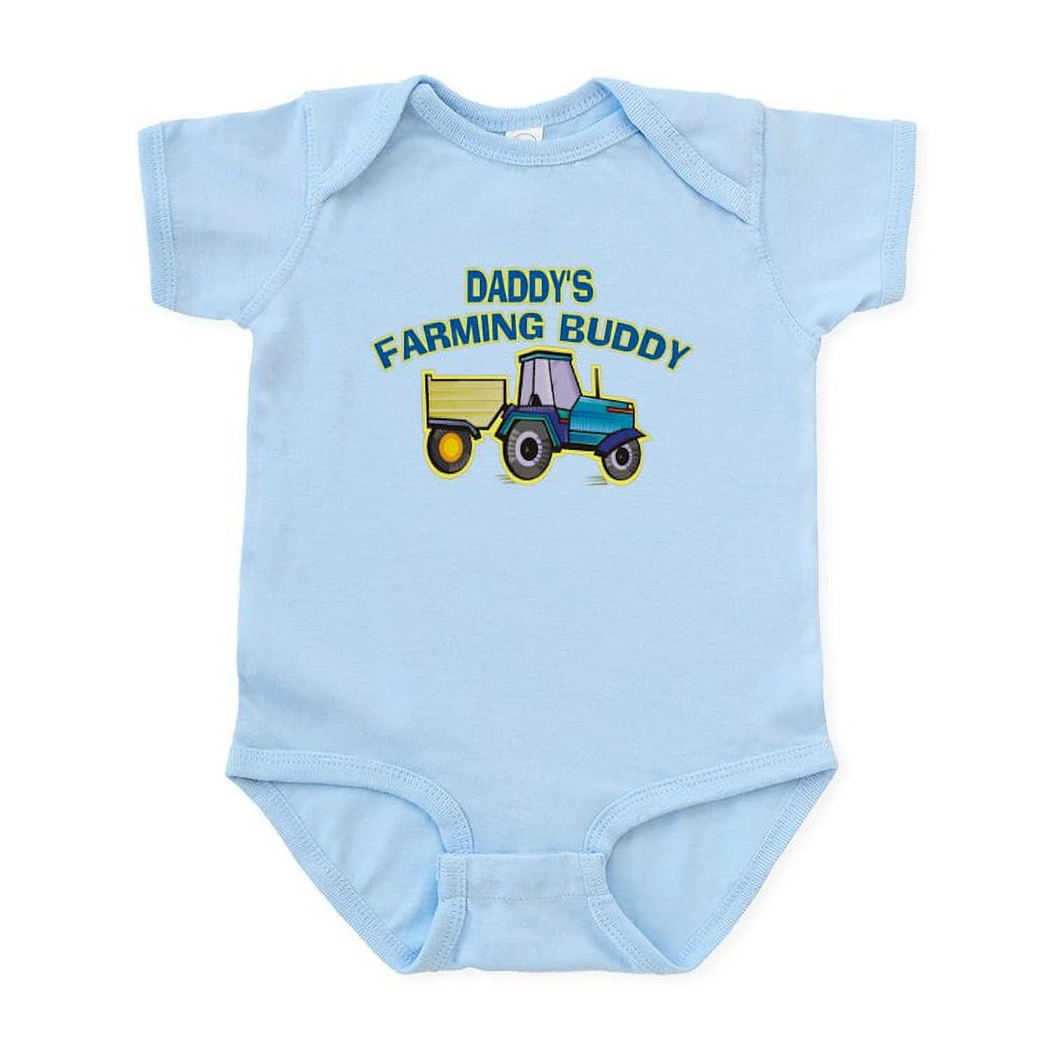 CafePress - Daddy's Farming Buddy Infant Bodysuit - Baby Light Bodysuit, Size Newborn - 24 Months