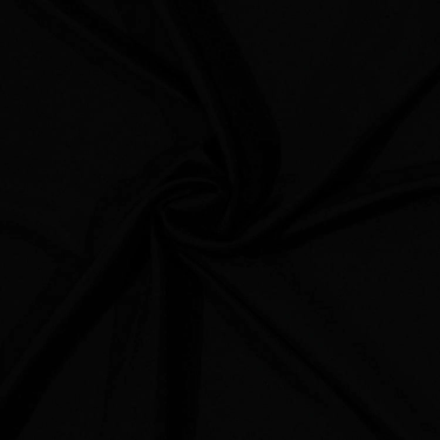 Polyester Pongee Lining Black Fabric by the Yard - Black (2560-black)