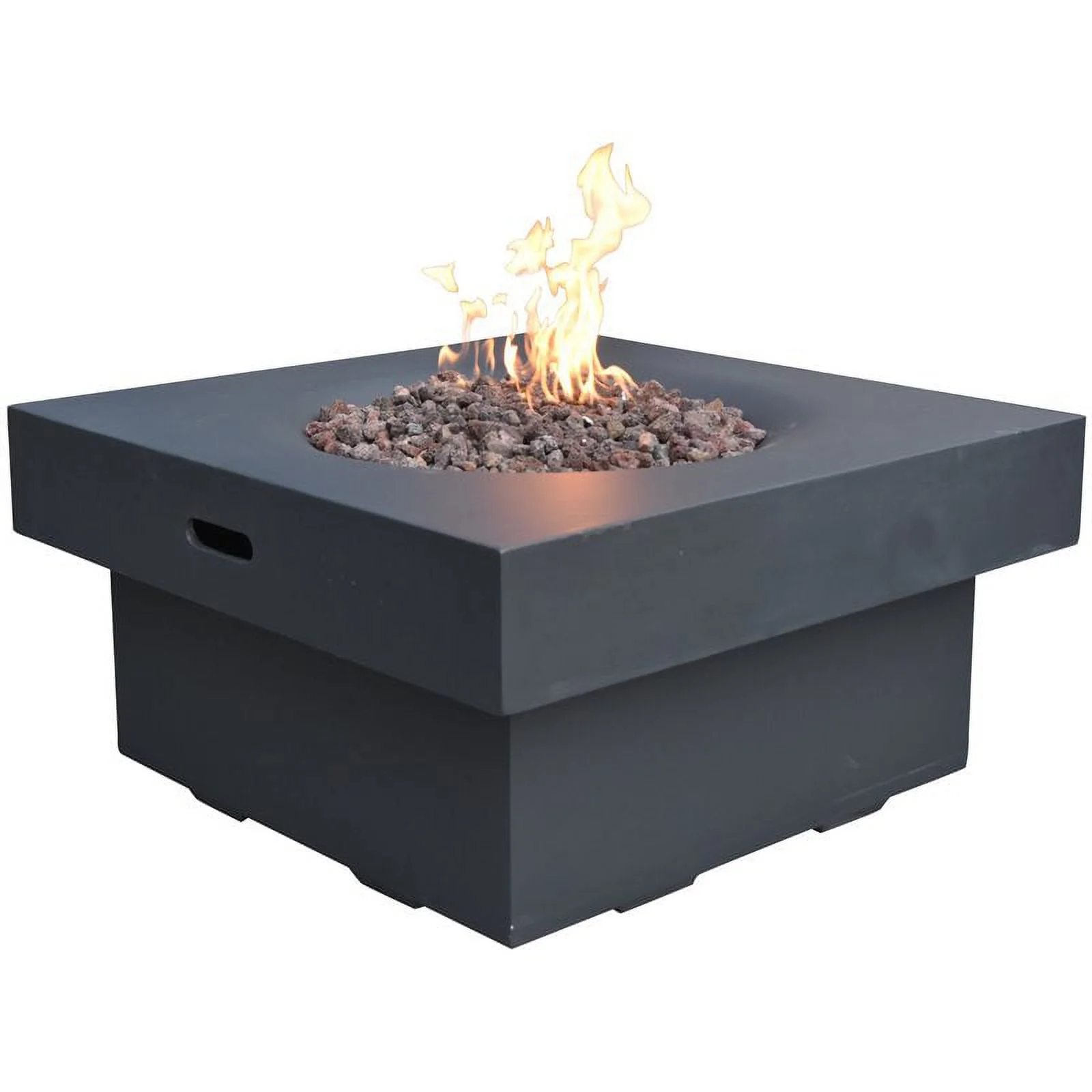 Modeno OFG141BK-NG Branford Fire Table - Natural Gas, Concrete Black Color