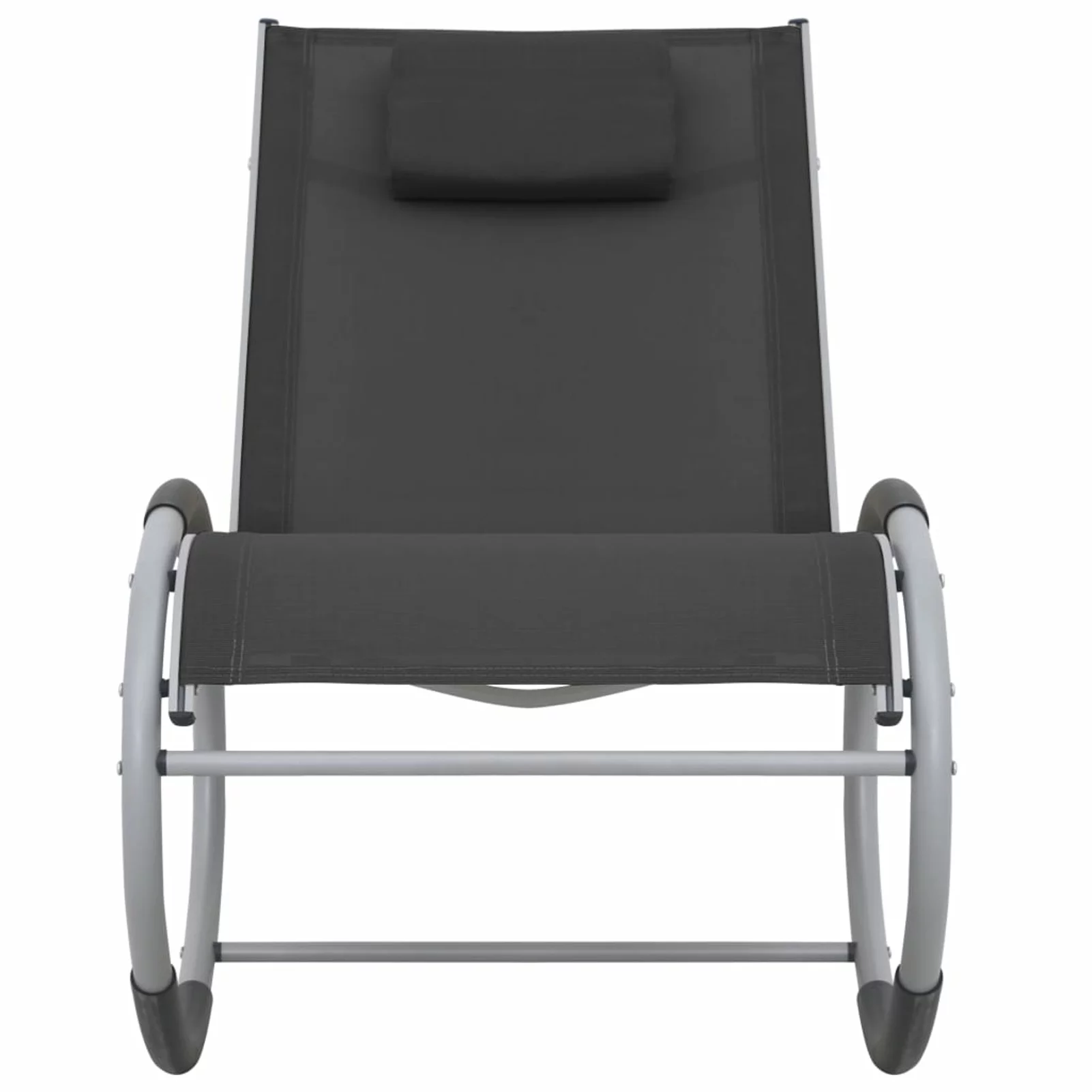 Suzicca  Rocking Chair Black Textilene