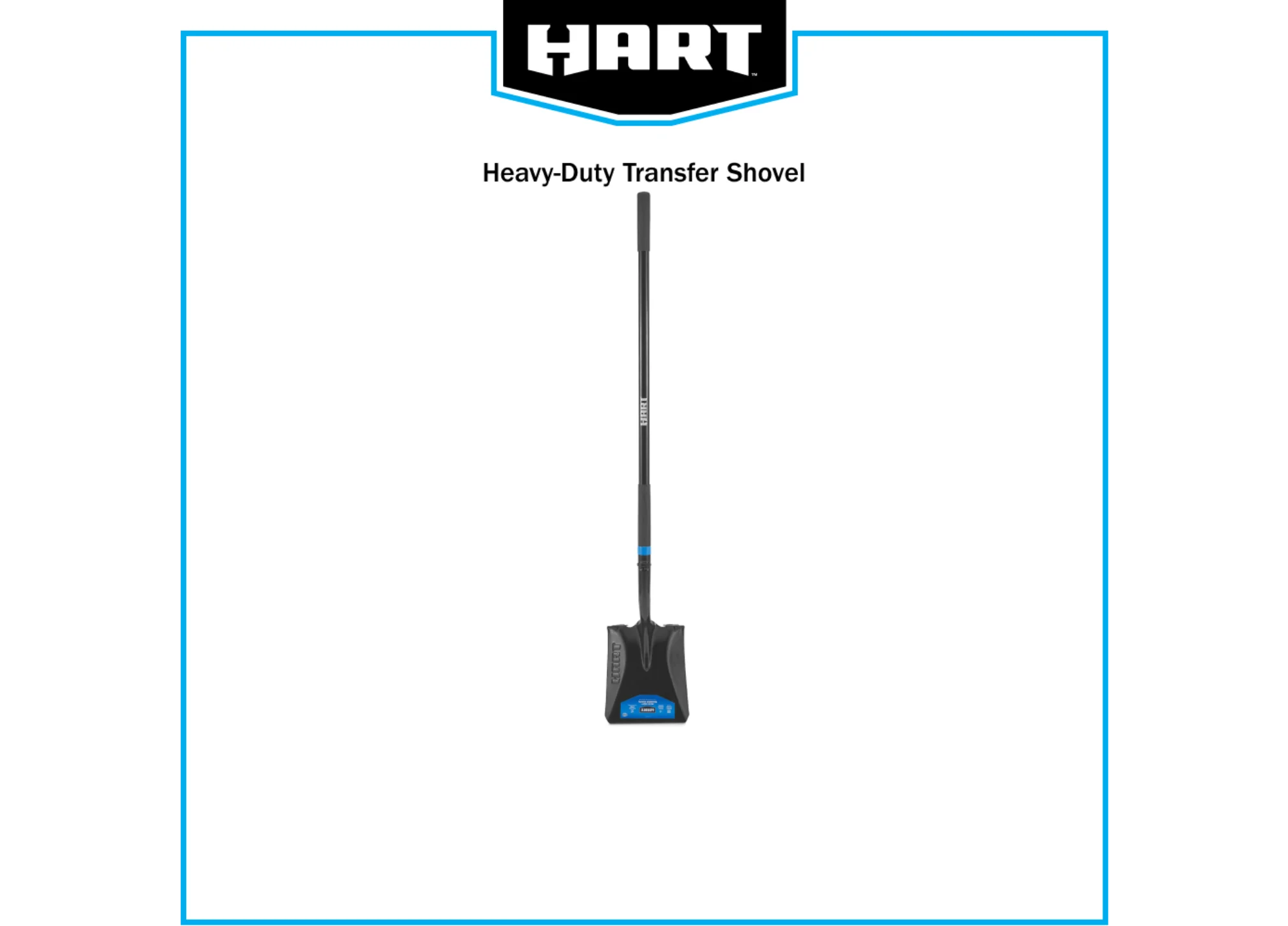 HART Heavy-Duty Transfer Shovel with Fiber glass Handle
