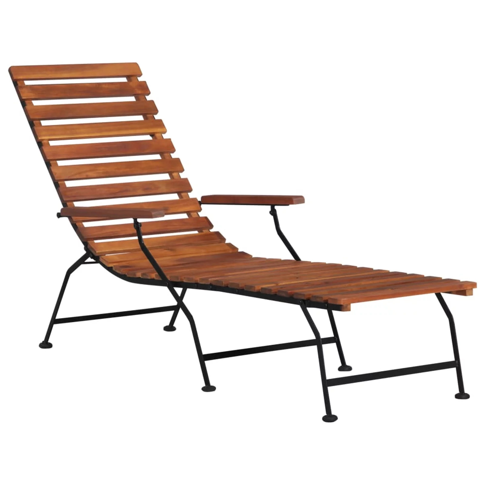 Dcenta Patio Deck Chair Solid Wood Acacia