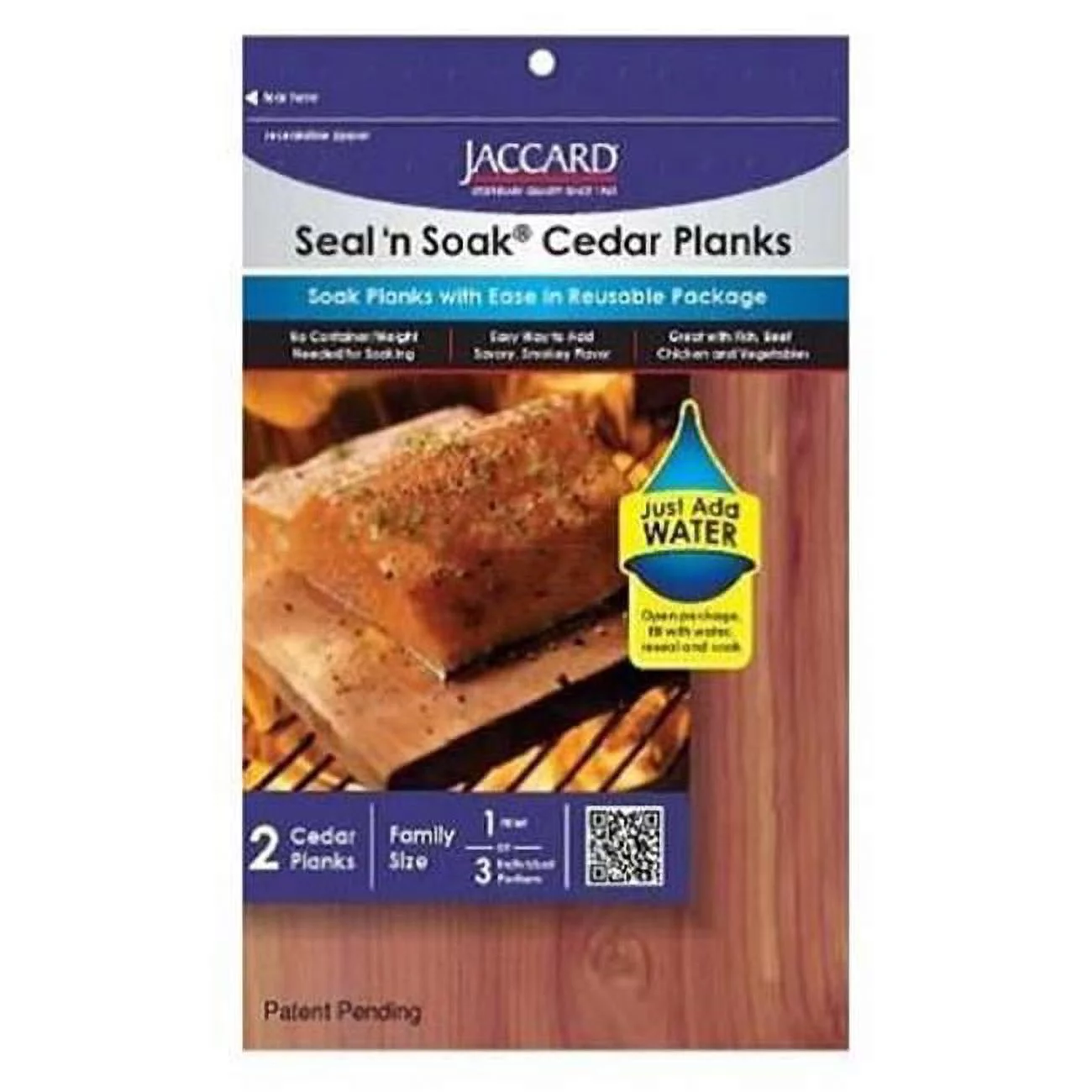 Jaccard  Seal N ft. Soak Cedar Planks Large - Per 2