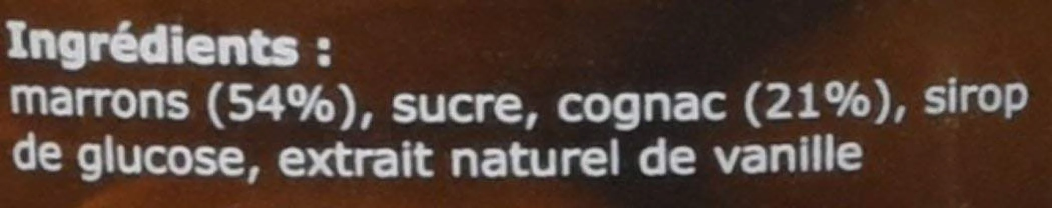 Clément Faugier Candied Chestnuts in Cognac