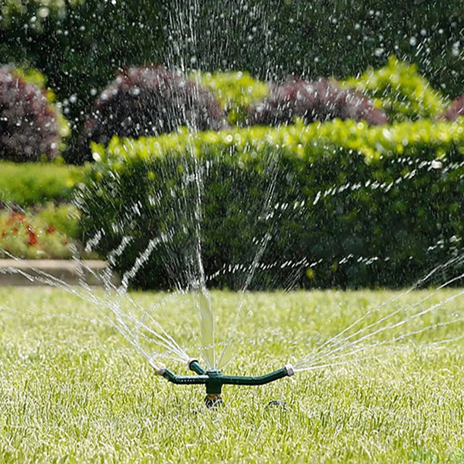 Gardening Three Arm Sprinkler Automatic Watering Of Flowers And Irrigation Sprinkler Can Be Moved Utility Tool