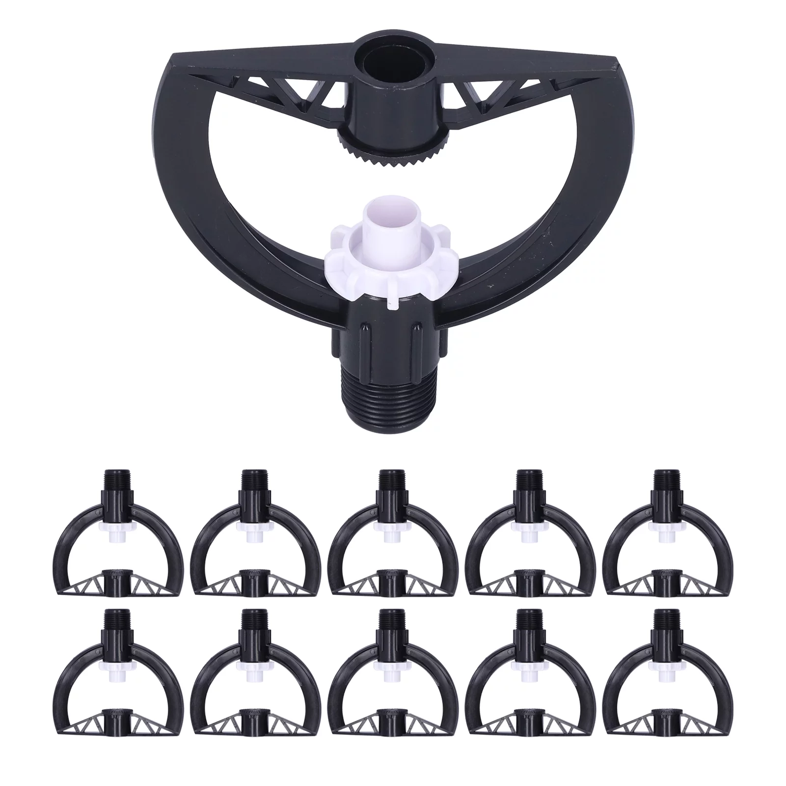 Verdant Touch Garden Sprayer Rotating Sprinkler G3/4 Male Thread Garden Lawn Sprayer Nozzle, 10Pcs, Greenhouse Supplies