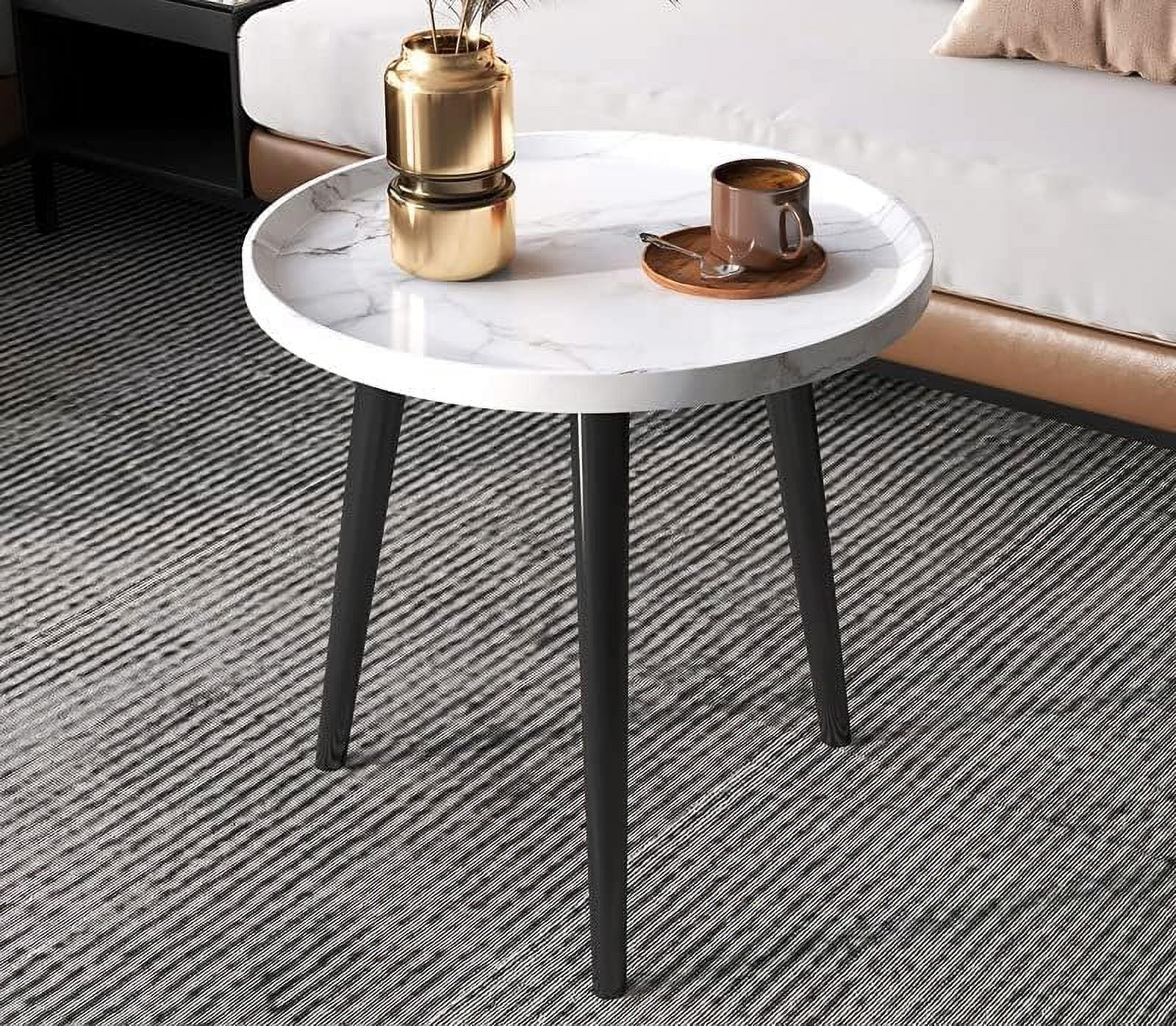 ASDRFYU Wooden Nesting Coffee Table 2 Piece Set  Coffee Table Sofa Table  Small Space Balcony Living Room  Bedroom  Hotel  Easy to Assemble