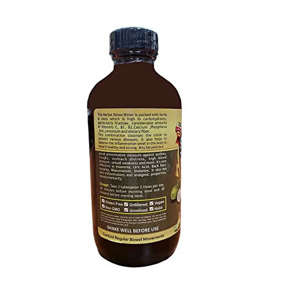 Soursop & Turmeric Living Bitter 5 in 1 with Angelica Roots, Nut Meg & Myrrh Extracts Hebal Tonic