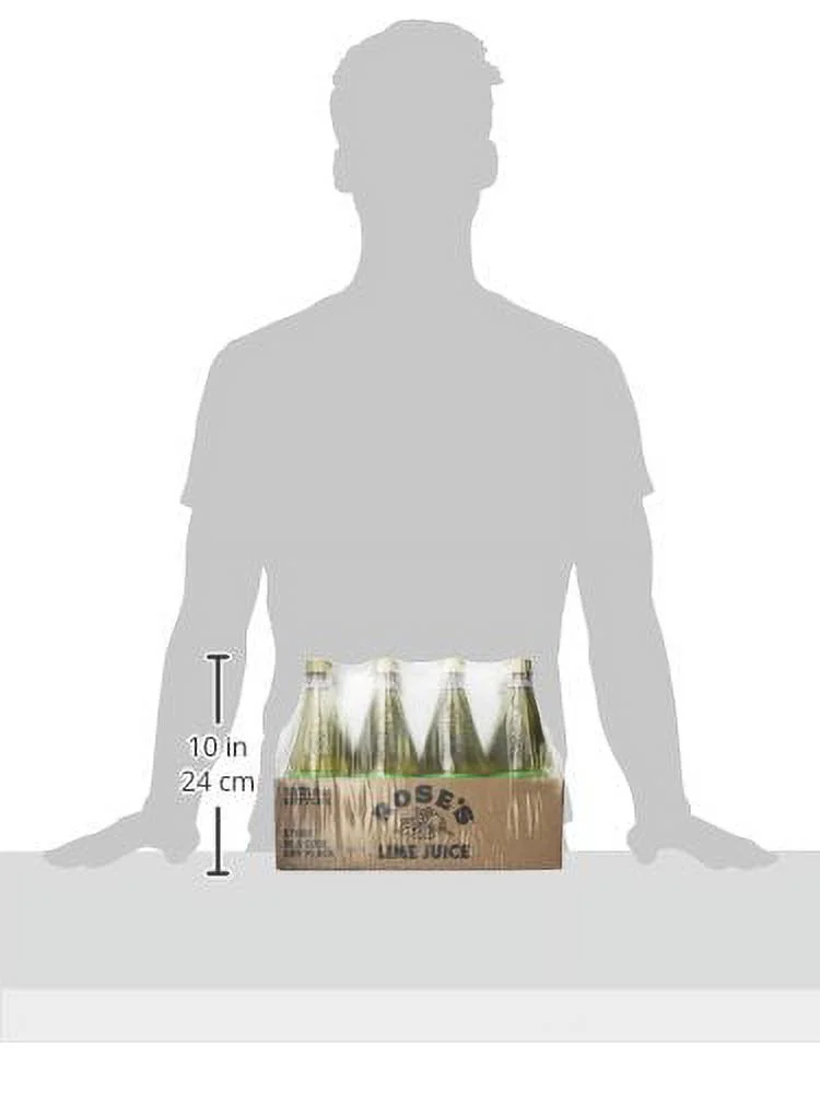 Roses Sweetened Lime Juice, 25 oz - Case of 12