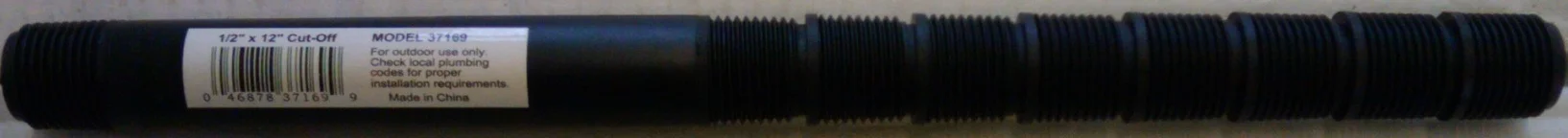 Orbit 3 Pack 1/2 Inch x 12 Inch Poly Cut-Off Sprinkler Riser