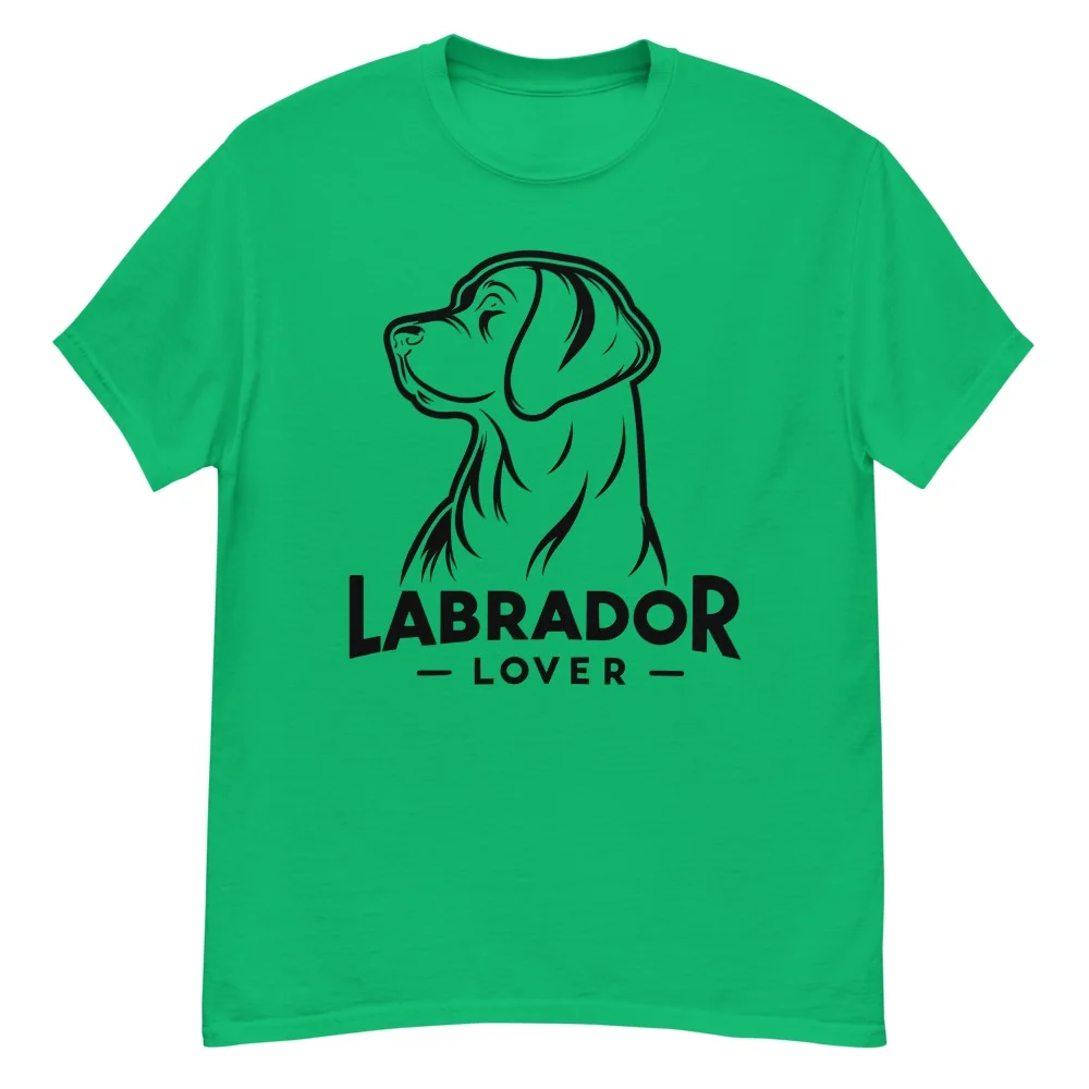 Labrador Lover T-Shirt: Perfect for Dog Enthusiasts and Pet Owners white (Irish Green, 2XL)