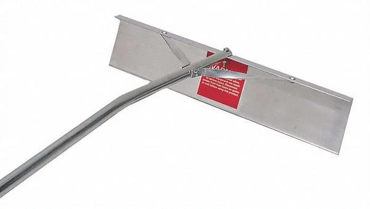 Seymour Midwest Snow Roof Rake, Aluminum Blade Material, 22 in Blade Width, 4 5/8 in Blade Height - 96022GR