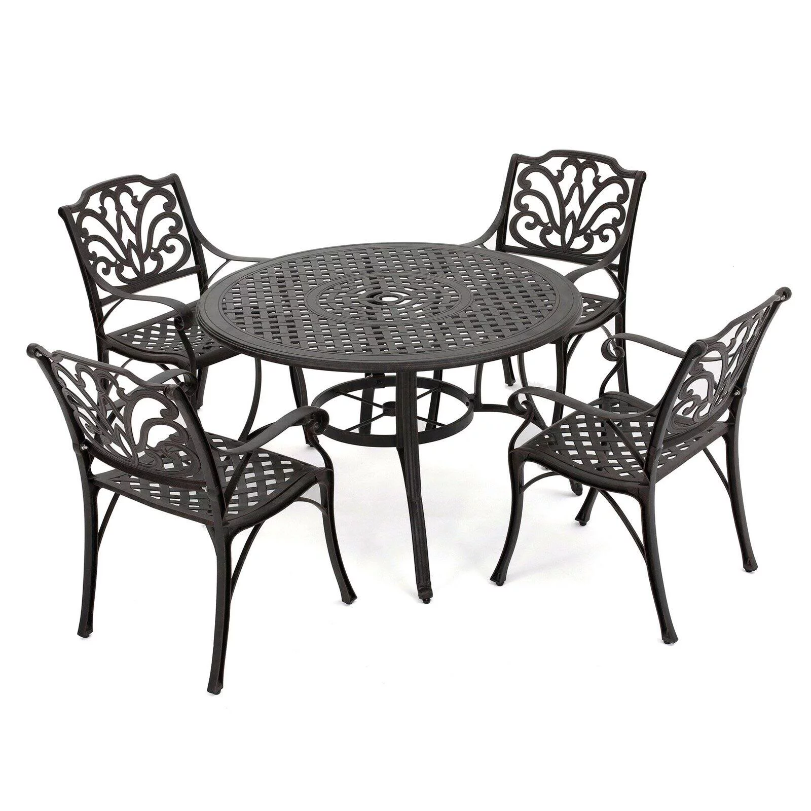 Alfresco Aluminum 5 Piece Patio Dining Set