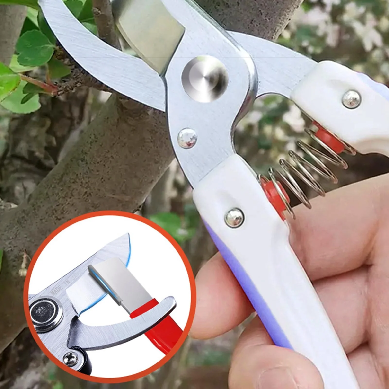 AaSFJEG Graduation Decorations Class Of 2024 Outdoor Tool Compact Portable Cutter For Home Garden Carbide ening Scissors Trimmers Pruning Gardening Tools Camping Red
