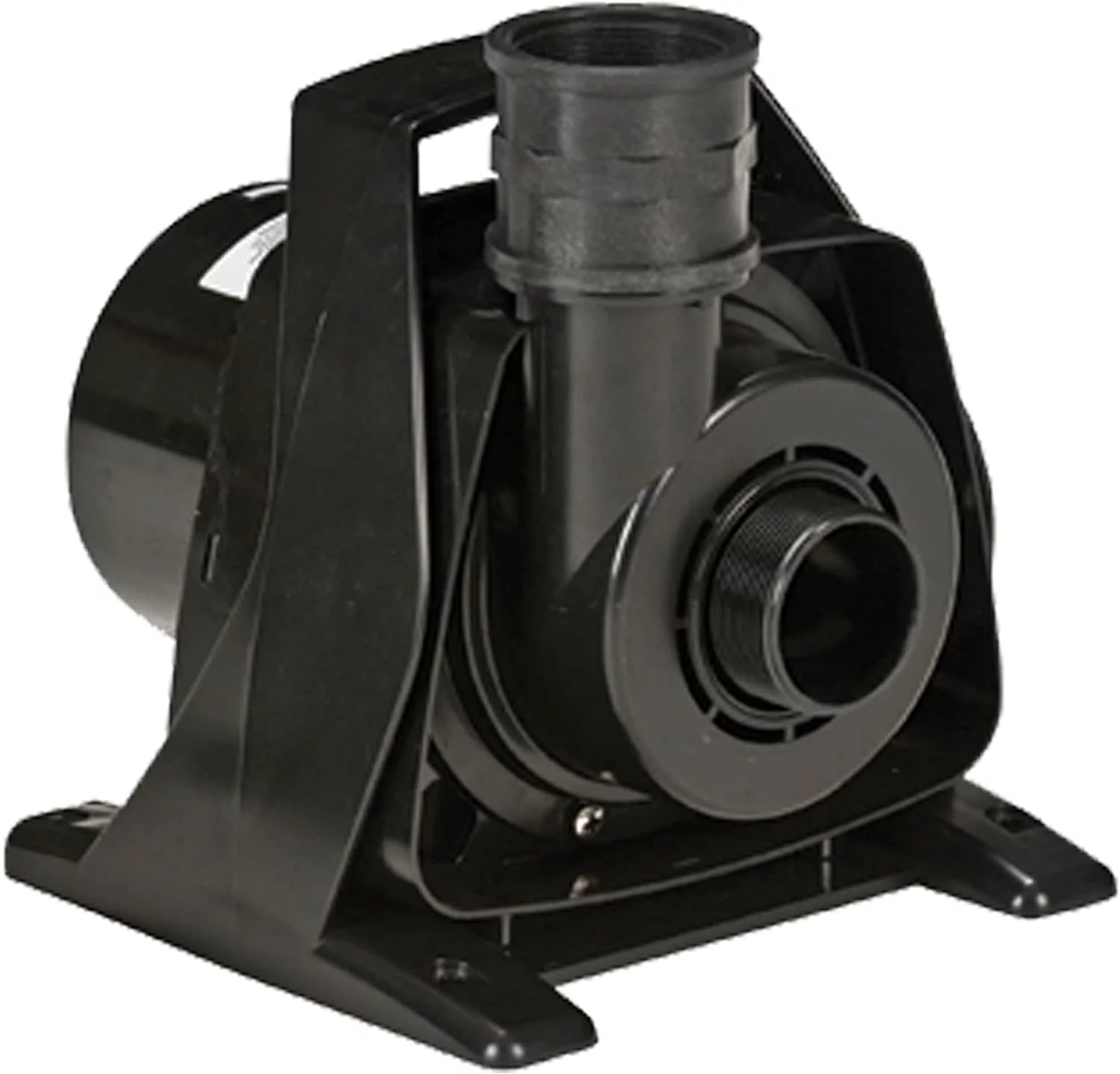 Little Giant FP6 115-Volt, 5760 GPH Wet Rotor Submersible or Inline Pond/Fountain Pump with 26-Ft. Cord, Black, 566135