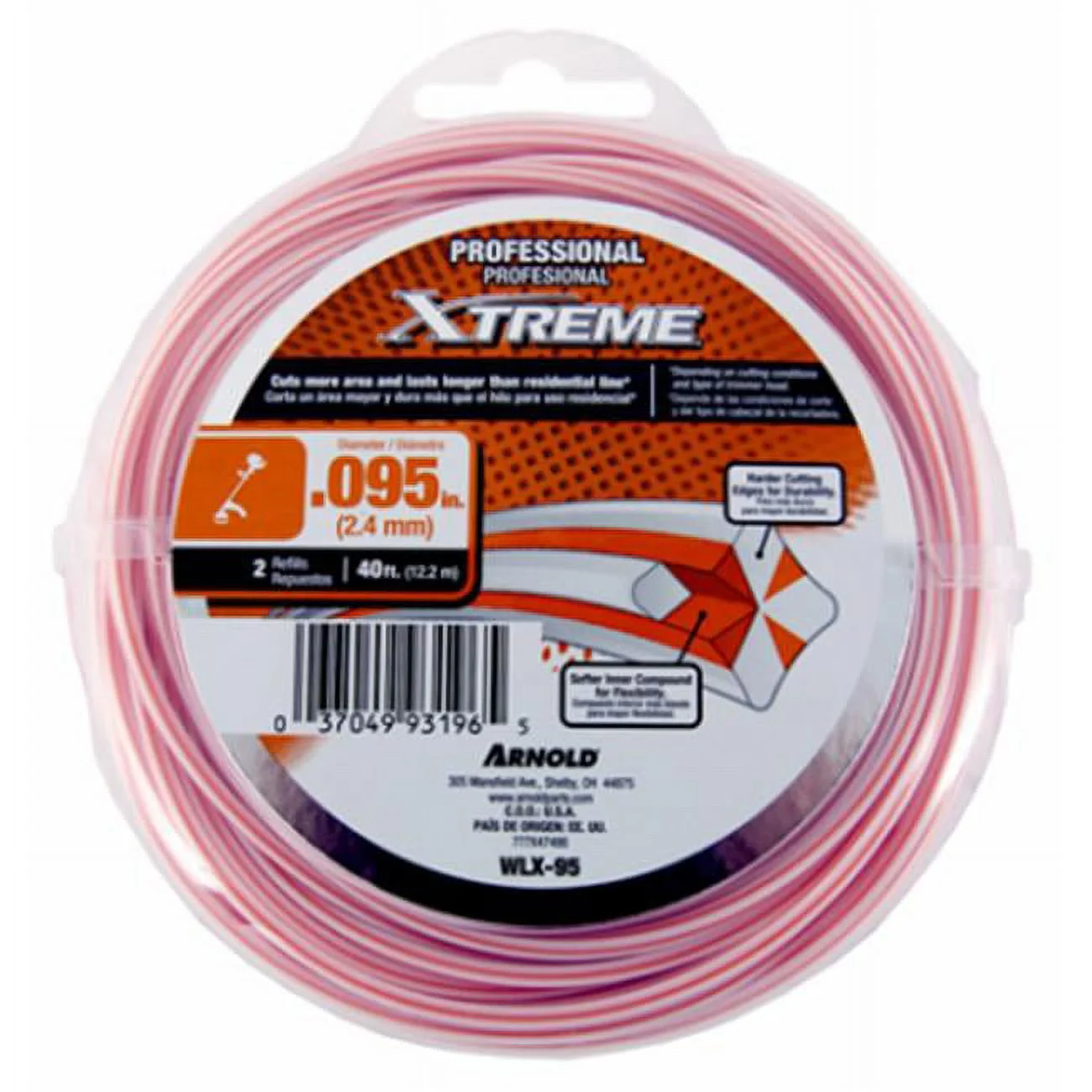 Arnold 245854 40 ft. x 0.09 in. Twisted Trimmer Line