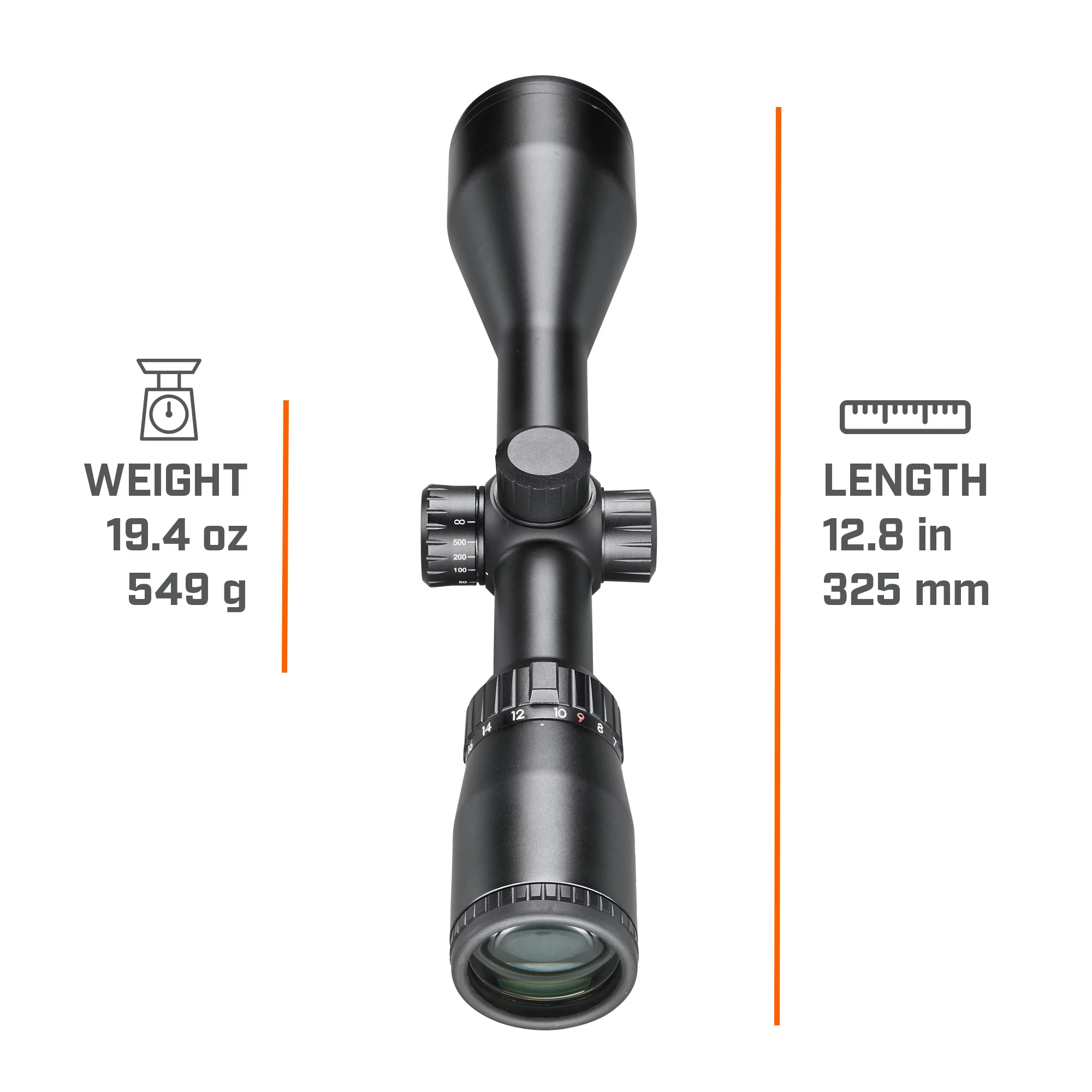 Bushnell Legend 6-18x50mm Riflescope, Matte Black, 1