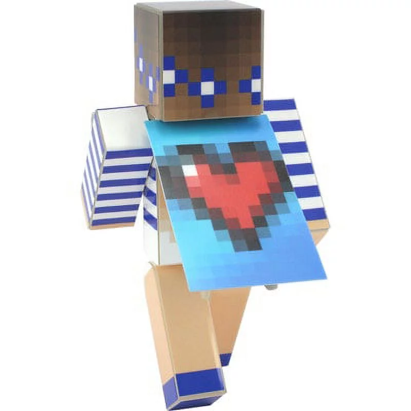 Blue Flower Girl Action Figure Toy, 4 Inch Custom Series Figurines by EnderToys