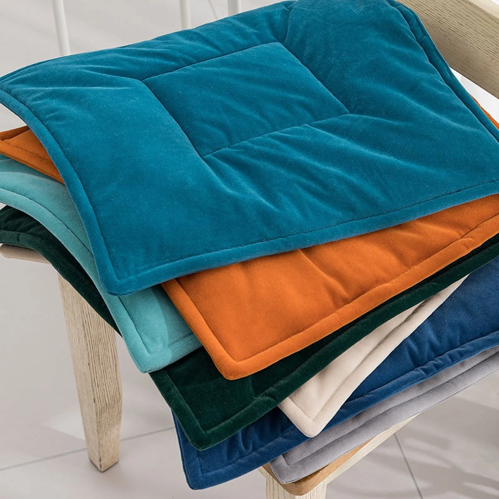 Namzi Seat Cushion Garden Patio Home Kitchen Office Thicken Comfy Seat Cushion, Blue 16