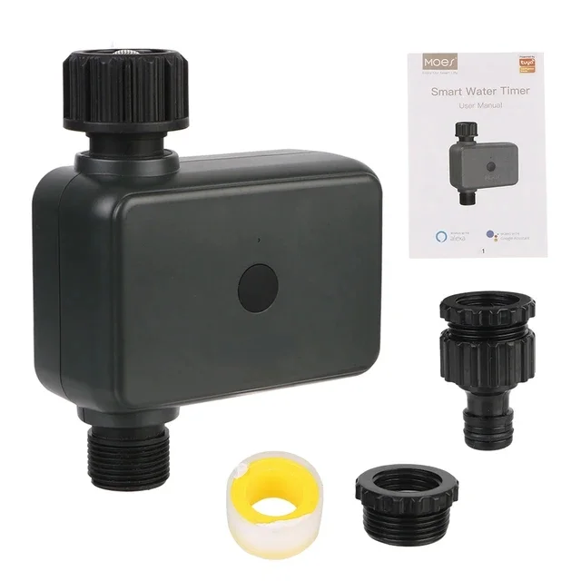 Alexa Bluetooth Wifi Battery Operated Watering Timer Garden Irrigation Controller Electronic Automatic Watering