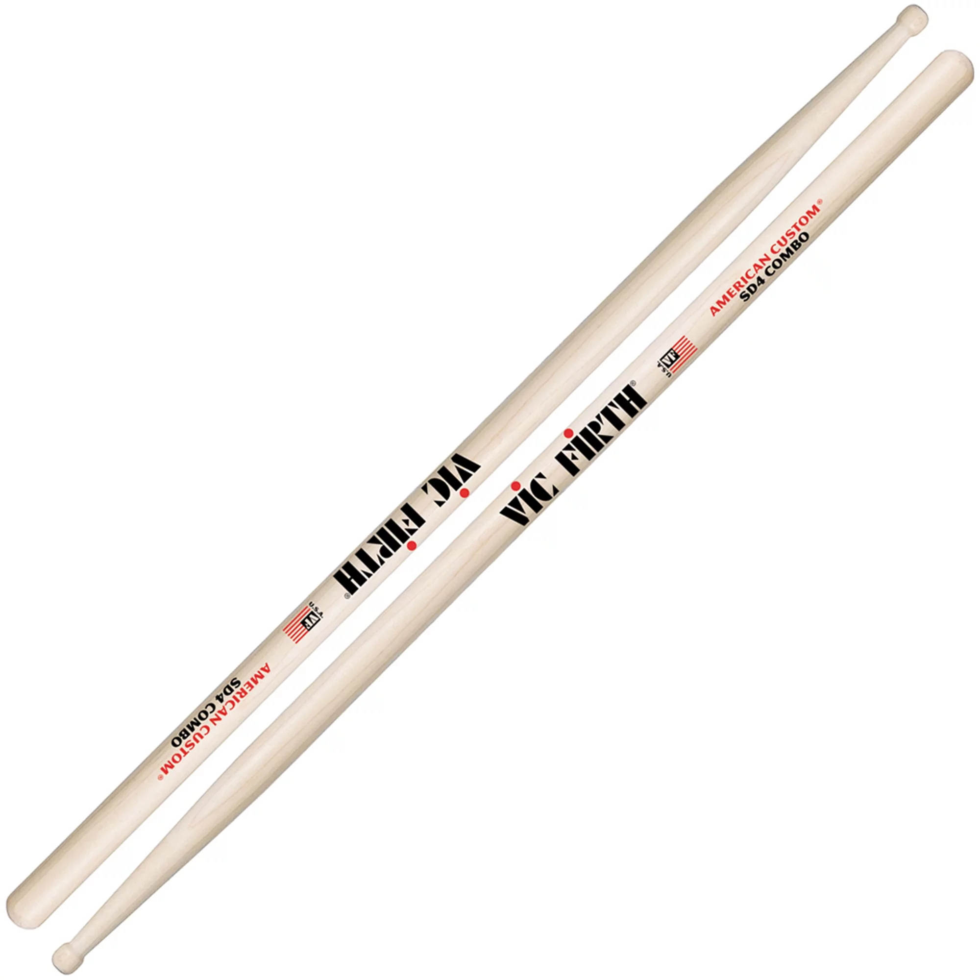 Vic Firth SD4 American Custom Combo Wood Tip Drumsticks