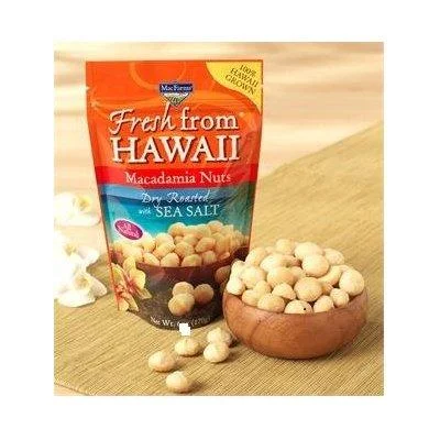 macfarms dry roasted macadamia nuts with sea salt, fresh from hawaii 24 oz