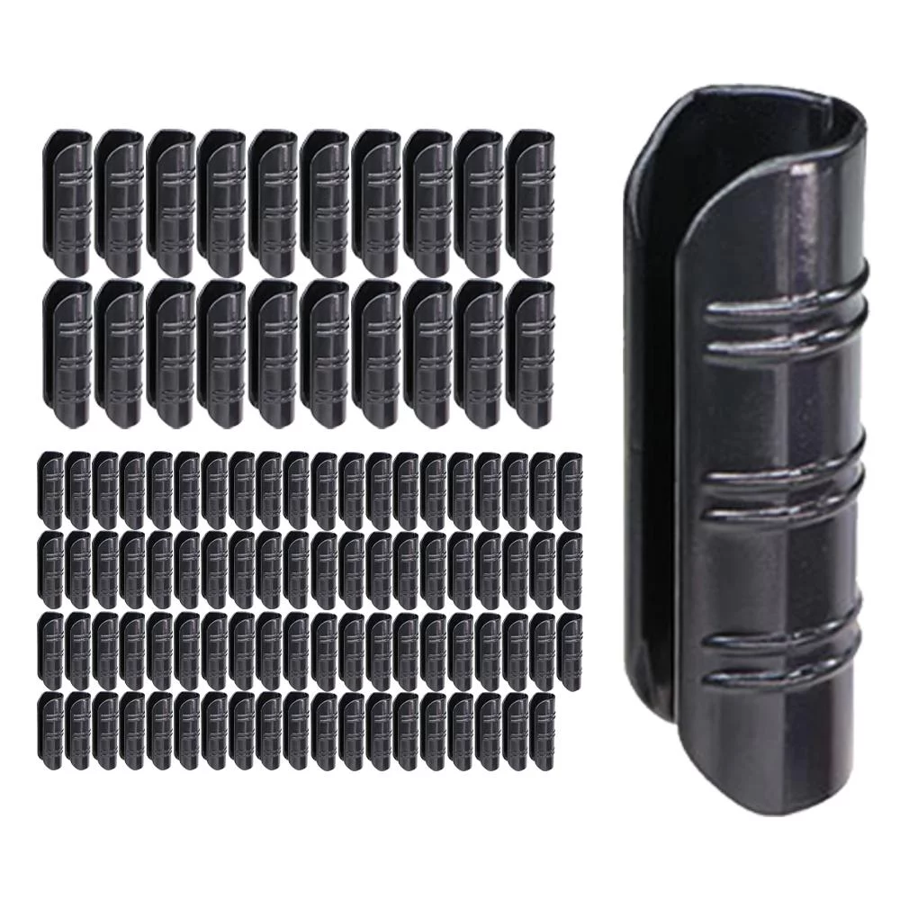 100 Pieces Garden Buildings Tube Clip Frame Pipe Tube for Greenhouse Banner 32mm