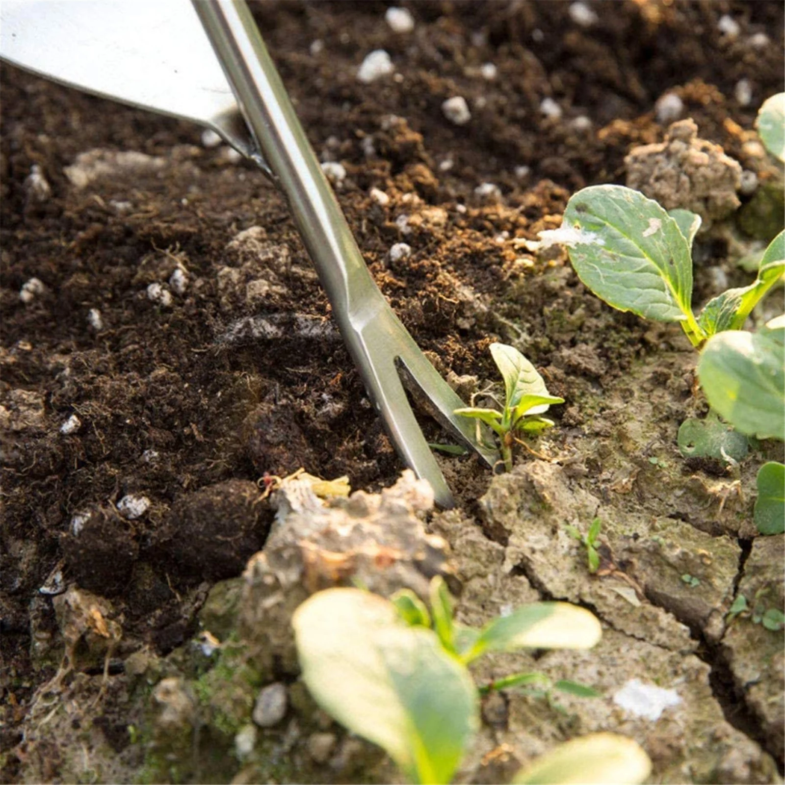 ZiSUGP Garden Outdoor Removal Stainless Steel Digging Lawn Multifunction Weeder Garden Tools