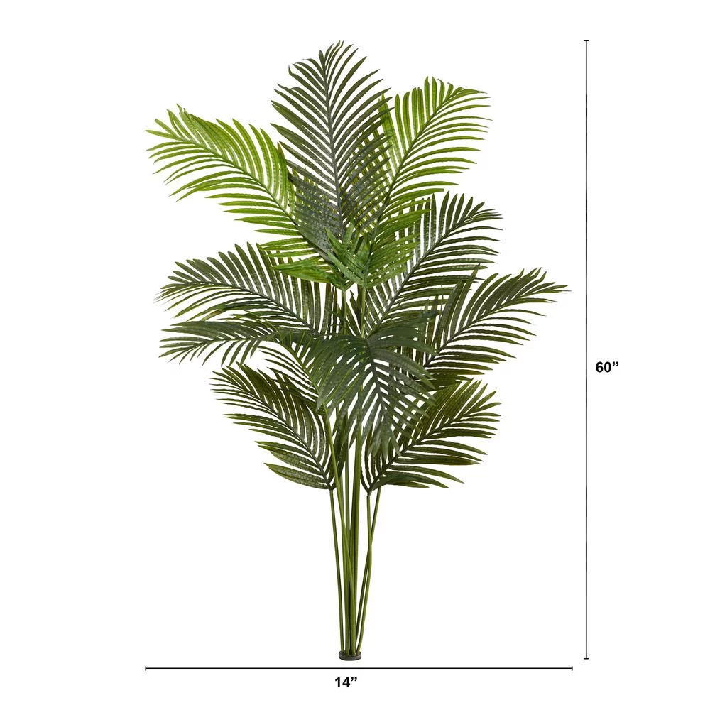 Nearly Natural T2101 5 ft. Artificial Paradise Palm Tree, Green - No Pot