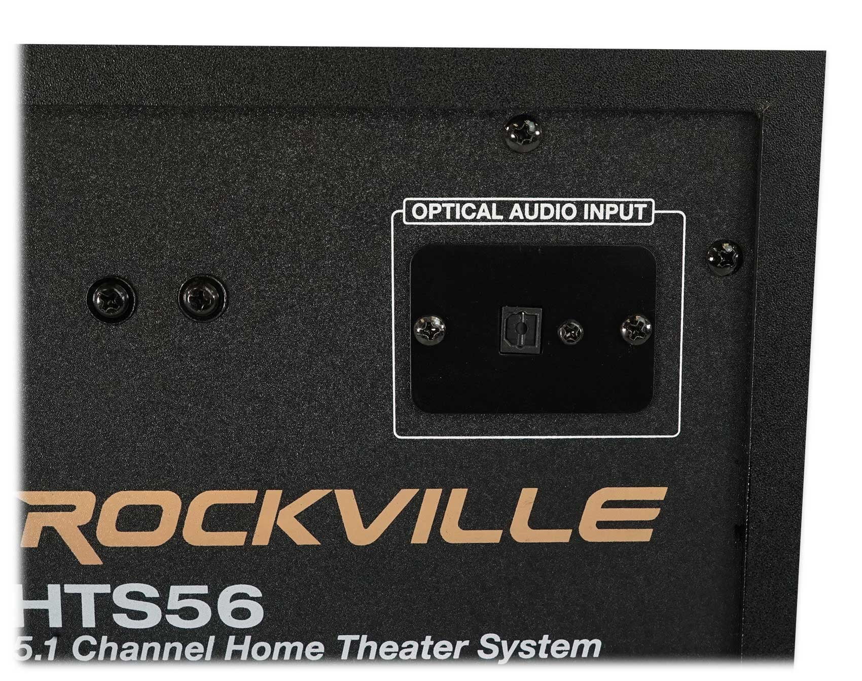 Rockville Bluetooth Home Theater Karaoke Machine System w/8
