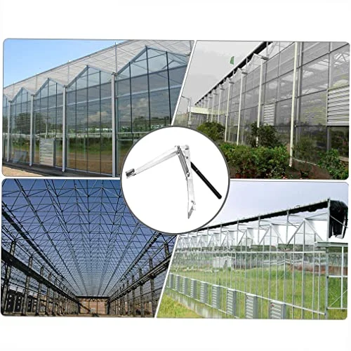 Decdeal Window Opener, Greenhouse Automatic Temperature Controlled Window Opener Auto Solar Heat Sensitive Greenhouse Vent Opener with Cylinder, Lifts 7kg/15lb, Double Spring