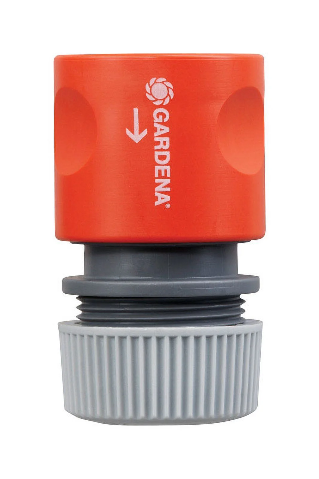 1 Pc, Gardena 5/8 In. Nylon/Abs Threaded Female Hose End Repair Connector With Water Stop