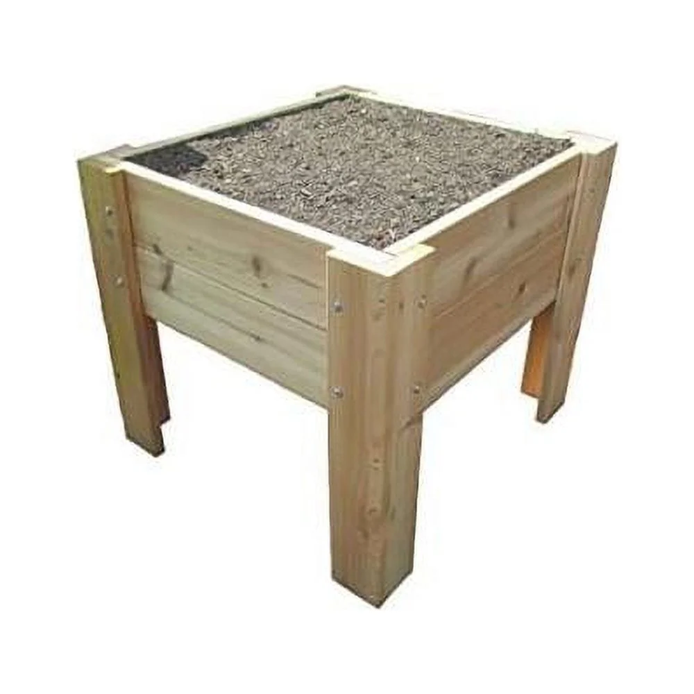 Elevated Cedar Planter 28